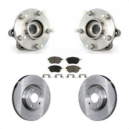 Kit de plaquettes de Rotor de frein à disque, ensemble de roulements de moyeu avant pour Nissan Muran 2003 – 2004
