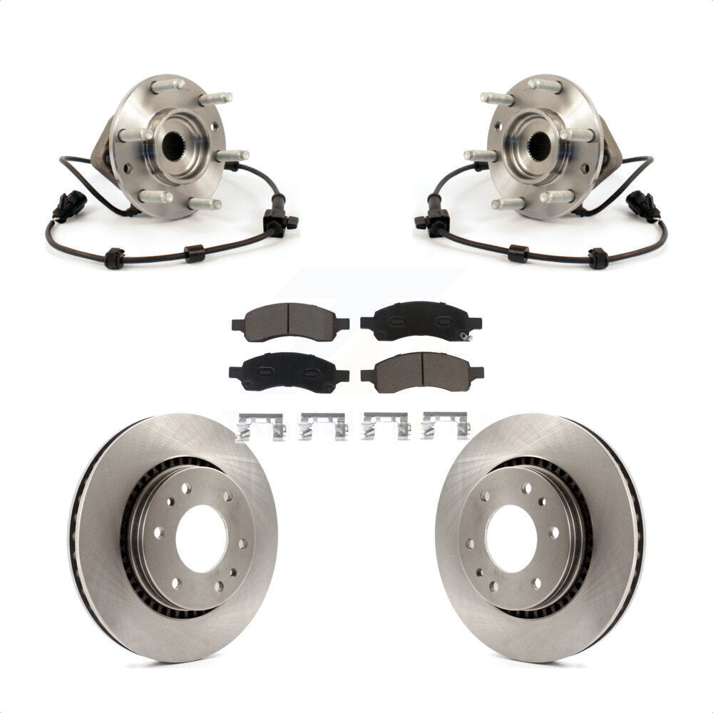 Kit de plaquettes de Rotor de frein, roulement de moyeu avant, pour Chevrolet Trailblazer GMC envoyé Buic