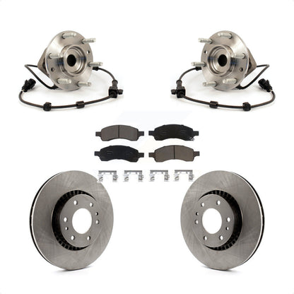 Kit de plaquettes de Rotor de frein, roulement de moyeu avant, pour Chevrolet Trailblazer GMC Envoy XL EX