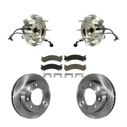 Kit de plaquettes de Rotor de frein, roulement de moyeu avant, pour GMC Chevrolet Sierra 2500 HD Silverad