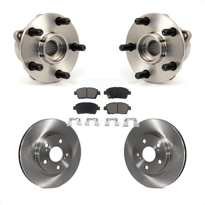Ensemble de roulement de moyeu avant, Rotor de frein à disque et Kit de plaquettes pour Toyota Priu 2004 – 2009