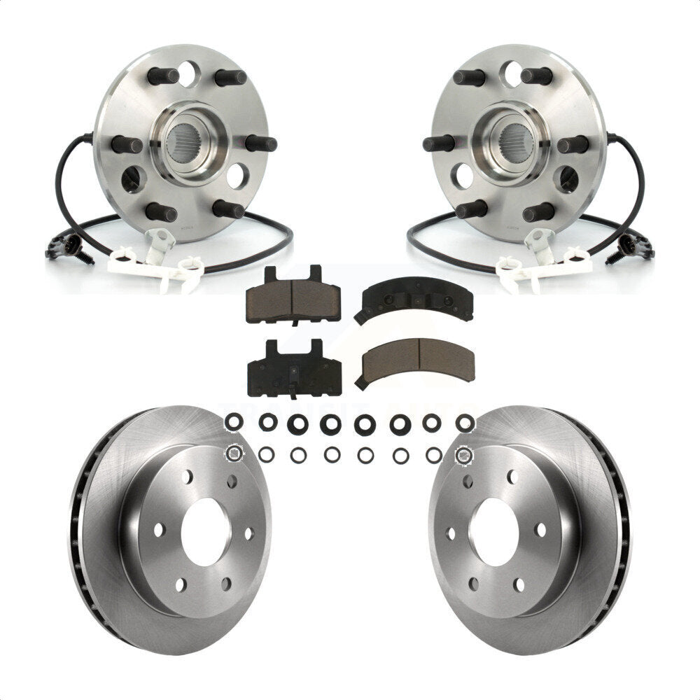 Kit de plaquettes de Rotor de frein, roulement de moyeu avant, pour K1500 Chevrolet GMC K2500 Yukon Taho