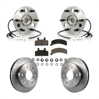 Kit de plaquettes de Rotor de frein, roulement de moyeu avant, pour K1500 Chevrolet GMC K2500 Yukon Taho