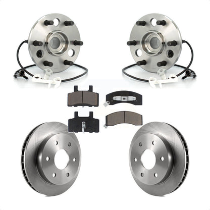 Kit de Rotor et de plaquettes de frein à disque, roulement de moyeu avant, pour Chevrolet GMC Tahoe Yukon K250