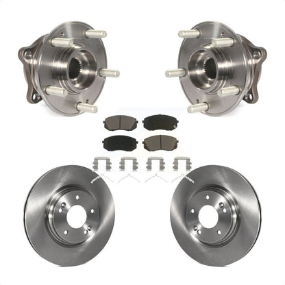 Ensemble de roulement de moyeu avant, Rotor de frein et Kit de plaquettes pour Hyundai Sonata Kia Optim