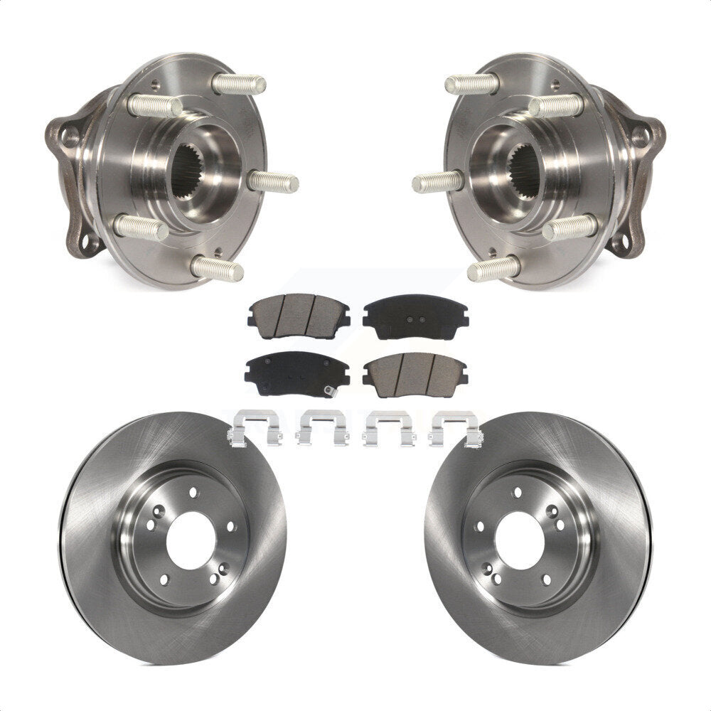 Ensemble de roulement de moyeu avant, Rotor de frein et Kit de plaquettes pour Hyundai Tucson Kia Sportag