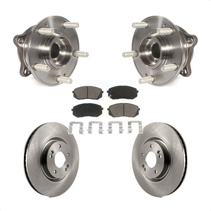 Kit de plaquettes de Rotor de frein à disque, roulement de moyeu avant, pour Hyundai Tucson Sonata Kia Cadenz