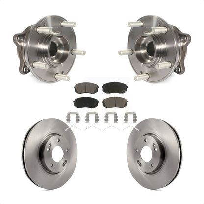Ensemble de roulements de moyeu avant, Rotors et plaquettes de frein à disque, Kit pour Hyundai Sonata