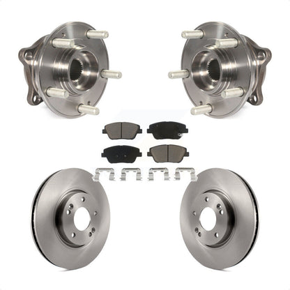 Ensemble de roulements de moyeu avant, Rotors et plaquettes de frein à disque, Kit pour Hyundai Sonata