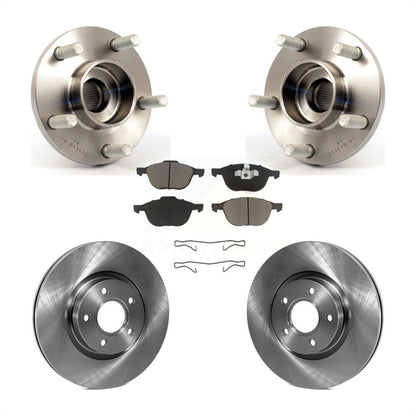 Ensemble de roulement de moyeu avant, Rotor de frein à disque et Kit de plaquettes pour Volvo S40 C30 V50 C7