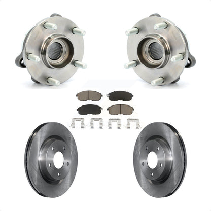 Kit de rotors et plaquettes de frein à disque, ensemble de roulements de moyeu avant pour Nissan Altima