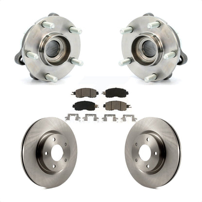 Kit de rotors et plaquettes de frein à disque, ensemble de roulements de moyeu avant pour Nissan Altima