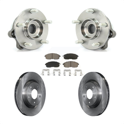 Kit de rotors et plaquettes de frein à disque, ensemble de roulements de moyeu avant pour Nissan Altima