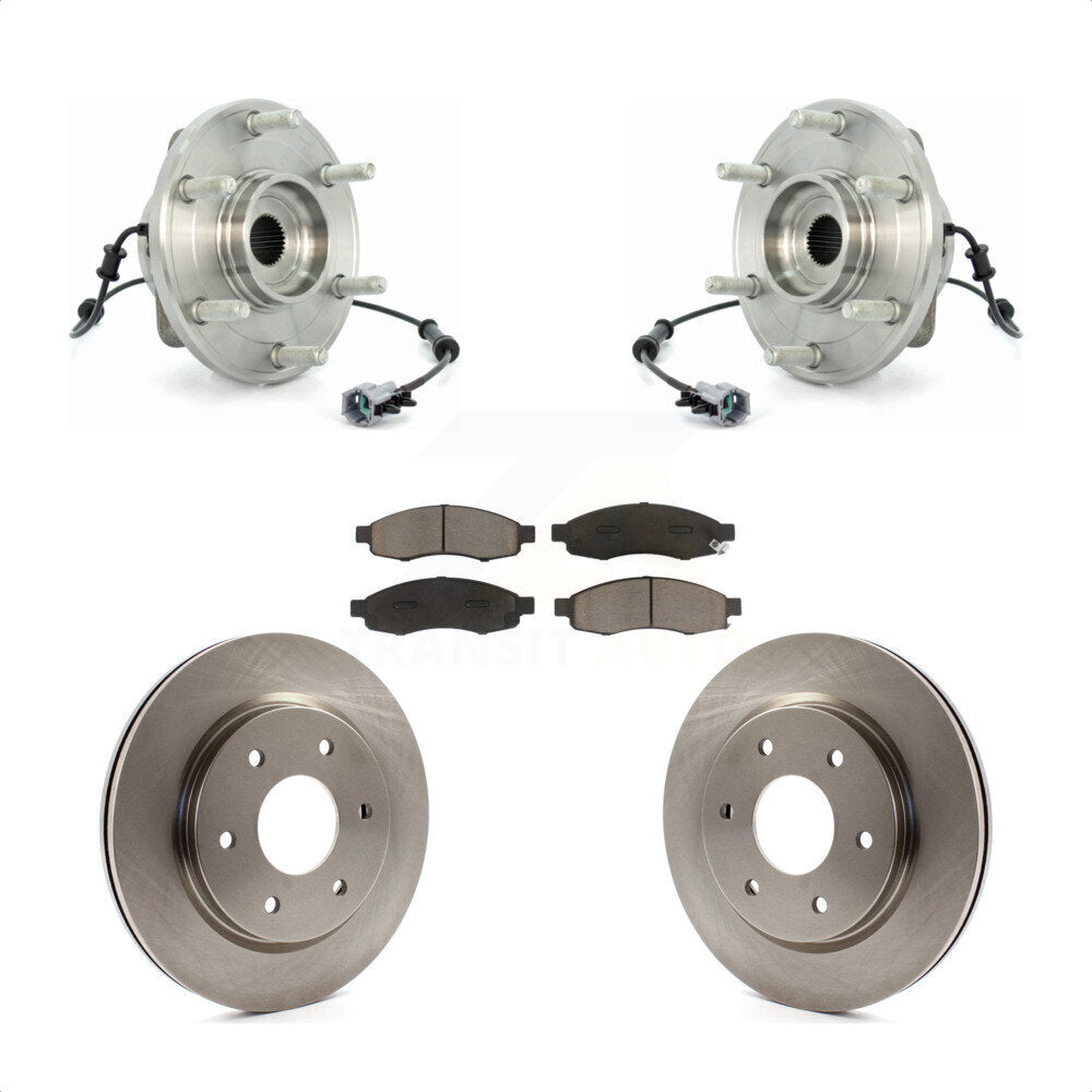 Kit de plaquettes de Rotor de frein à disque, roulement de moyeu avant, pour Nissan TITAN INFINITI QX56 Armad