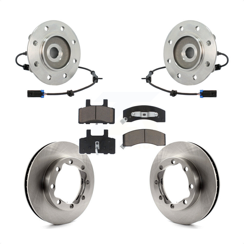 Kit de plaquettes de Rotor de frein, roulement de moyeu avant, pour K2500 Chevrolet GMC K3500 K1500 Taho