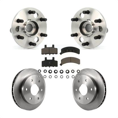 Kit de Rotor et de plaquettes de frein, roulement de moyeu avant, pour K1500 GMC Chevrolet K2500 Suburba