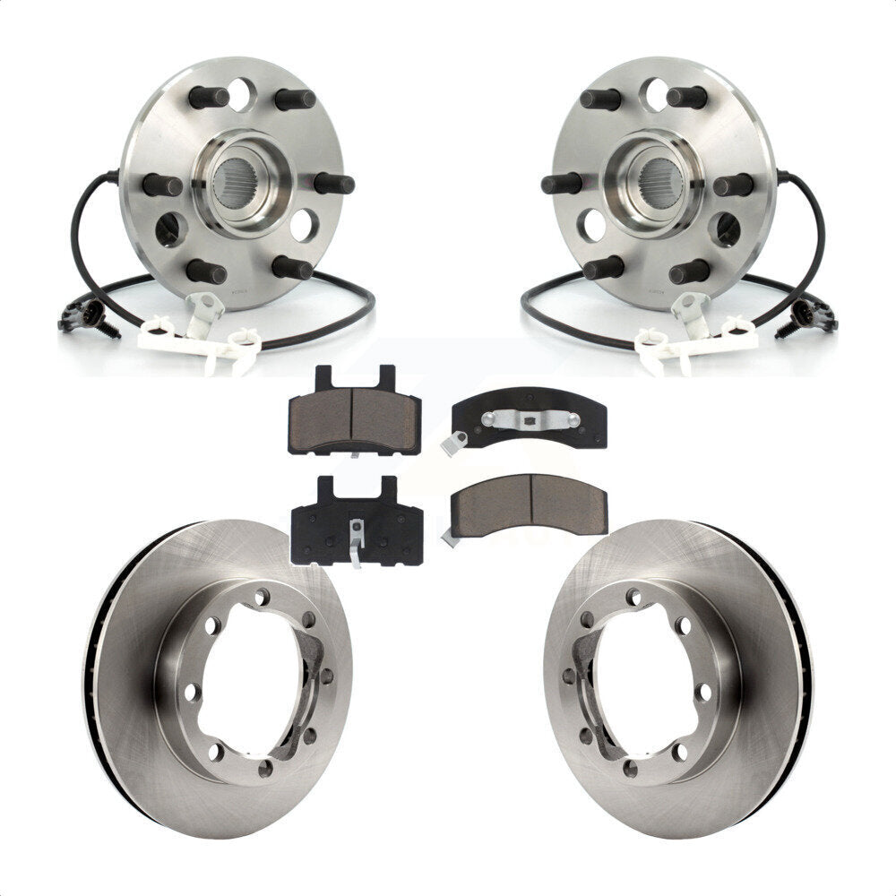 Kit de plaquettes de Rotor de frein, roulement de moyeu avant, pour Chevrolet Tahoe 4WD avec moteur DIESEL