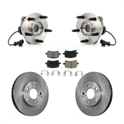 Ensemble de roulements de moyeu avant, Rotors et plaquettes de frein à disque, Kit pour Chevrolet Malibu