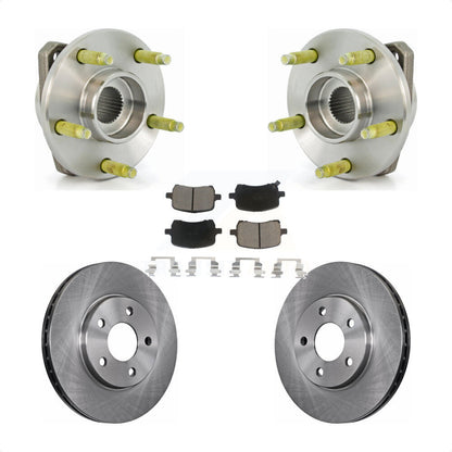 Ensemble de roulements de moyeu avant, Rotors et plaquettes de frein à disque, Kit pour Chevrolet Malibu