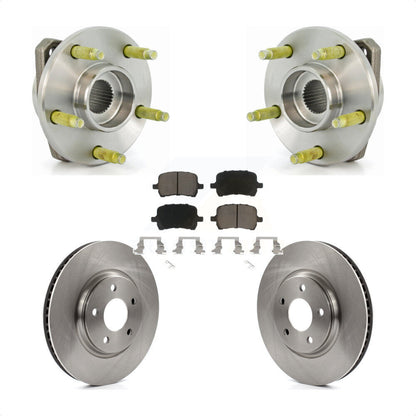Kit de plaquettes de rotor de frein, ensemble de roulements de moyeu avant, pour Pontiac G6 non AB 2006 – 2007