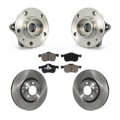 Ensemble de roulement de moyeu avant, Rotor de frein à disque et Kit de plaquettes pour Volvo S60 XC70 V70 S8
