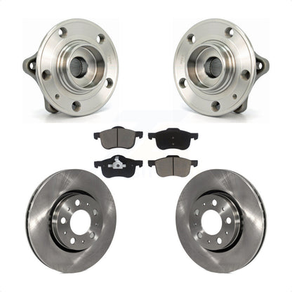Ensemble de roulement de moyeu avant, Rotor de frein à disque et Kit de plaquettes pour Volvo S60 XC70 V70 S8