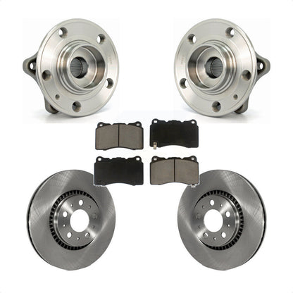 Ensemble de roulement de moyeu avant, Rotor de frein à disque et Kit de plaquettes pour Volvo V70 2005 – 2007