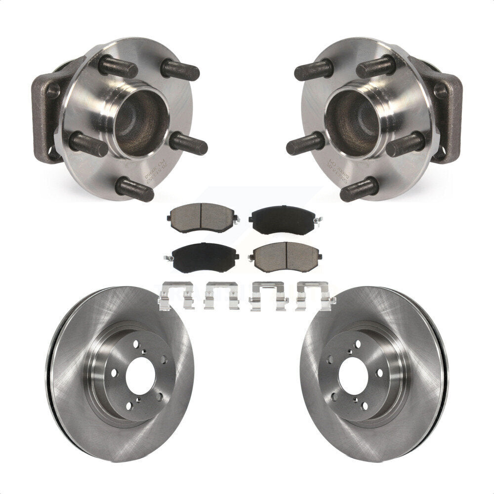 Kit de rotor et de plaquettes de frein à disque, roulement de moyeu avant, pour Scion FR-S Subaru BR 2013 – 2016
