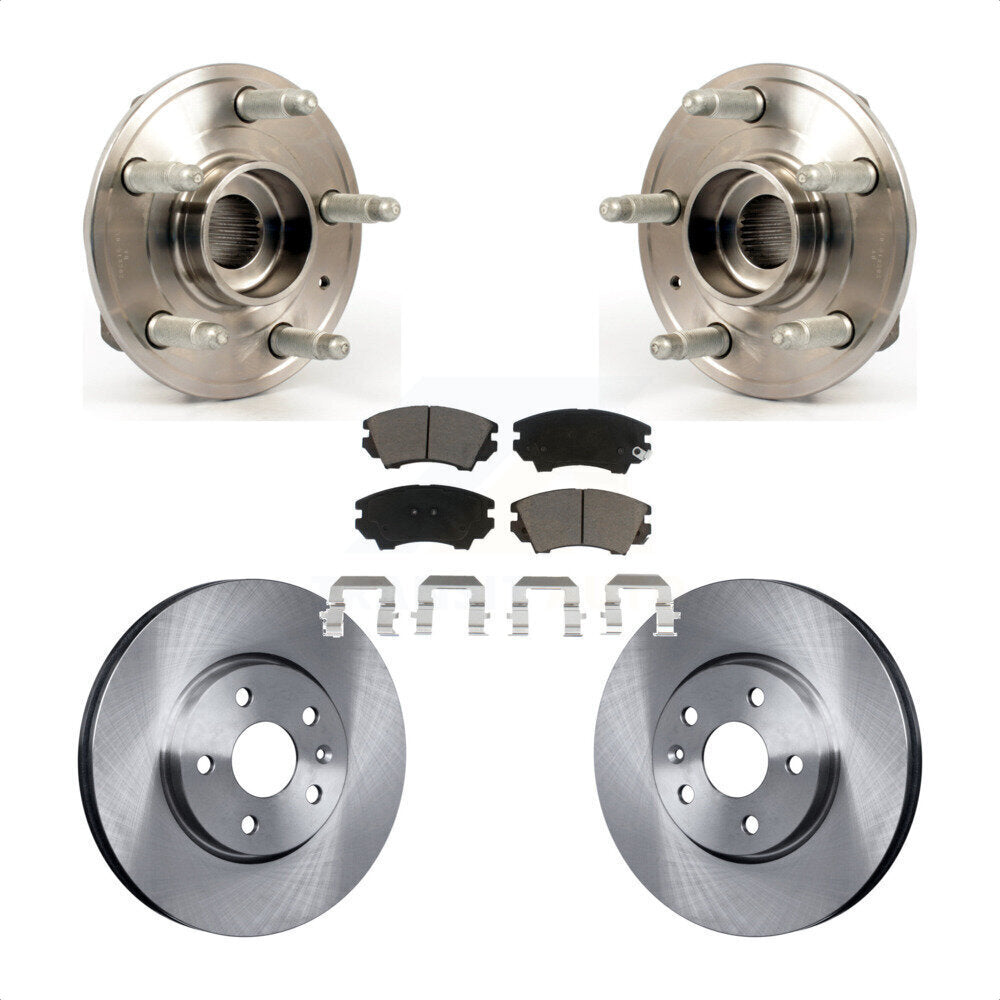 Ensemble de roulements de moyeu avant, Rotors et plaquettes de frein à disque, Kit pour Chevrolet Camaro