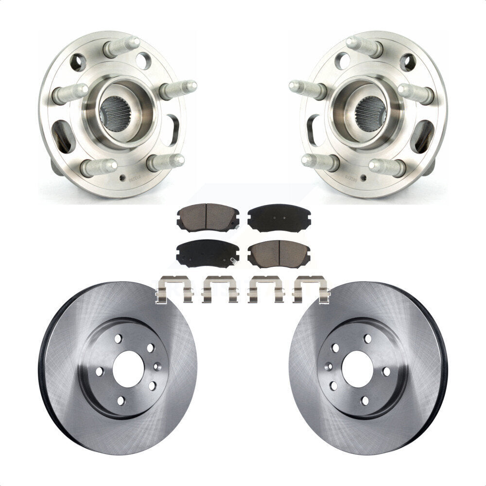 Kit de Rotor et plaquettes de frein, roulement de moyeu avant, pour Chevrolet Equinox GMC Terrain Buic