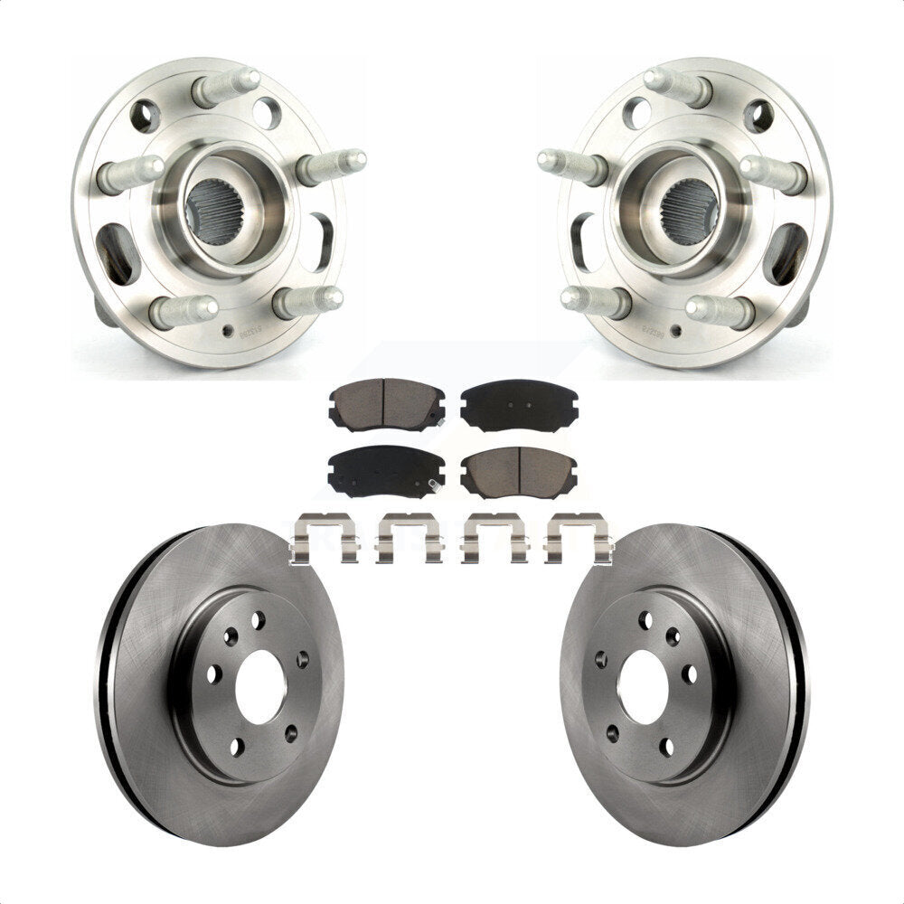 Kit de plaquettes de Rotor de frein, roulement de moyeu avant, pour Chevrolet Malibu Buick Regal LaCross