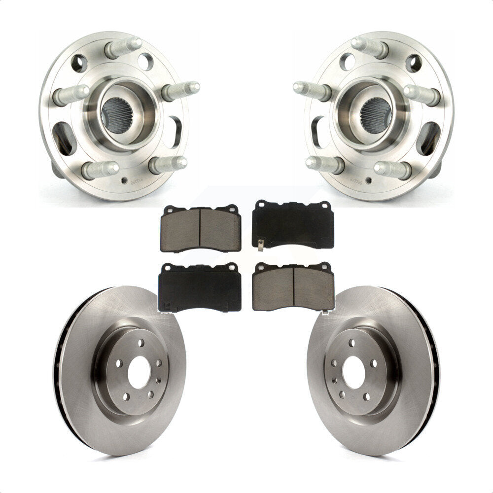 Kit de plaquettes de Rotor de frein, roulement de moyeu avant, pour Buick Regal 12-13 avec étrier Brembo