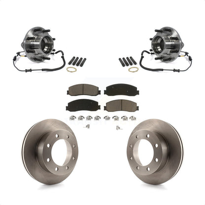 Kit de Rotor et plaquettes de frein à disque, roulement de moyeu avant, pour Ford F-350 Super Duty 4W 2012