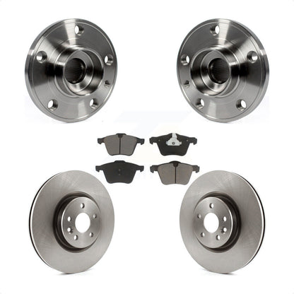 Ensemble de roulement de moyeu avant, Rotor de frein et Kit de plaquettes pour Volvo XC70 S60 V60 S80 V7