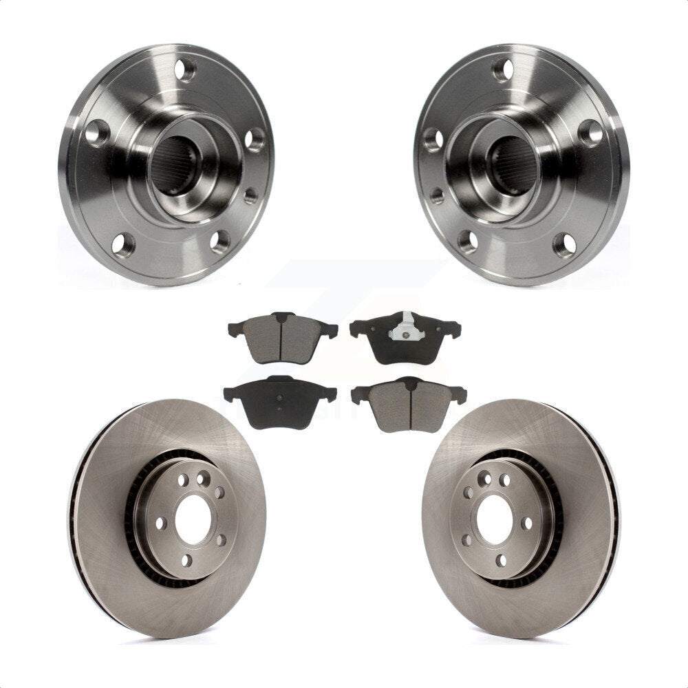Kit de Rotor et de plaquettes de frein, roulement de moyeu avant, pour Volvo XC70 S60 V60 S80 Cross Country