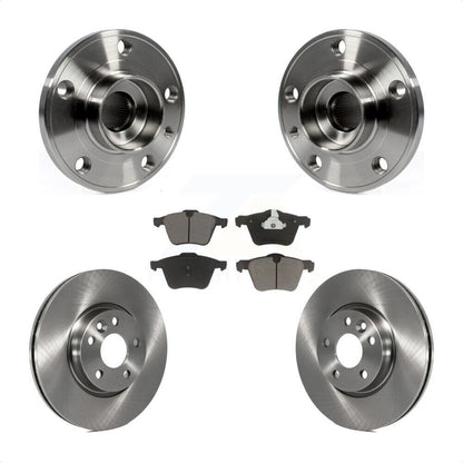 Kit de rotors de frein à disque et de plaquettes en céramique, ensemble de roulements de moyeu avant pour Volvo V70