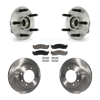 Kit de plaquettes de Rotor de frein, roulement de moyeu avant, pour Dodge Ram 1500 07-08, avec roue à 5 écrous