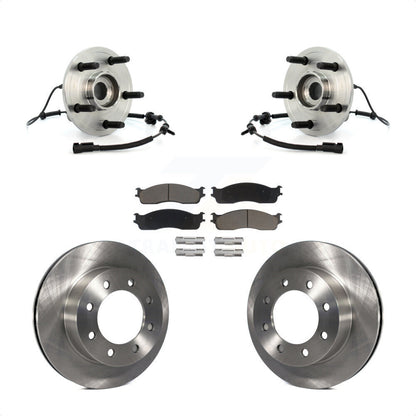 Kit de plaquettes de Rotor de frein, roulement de moyeu avant, pour Dodge Ram 1500 07-08, avec roue à 5 écrous