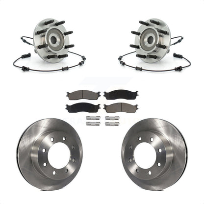 Kit de plaquettes de Rotor de frein à disque, ensemble de roulements de moyeu avant pour Dodge Ram 1500 3500 250