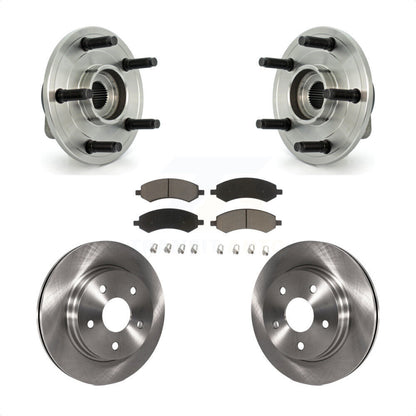 Kit de plaquettes de Rotor de frein à disque, roulement de moyeu avant pour Dodge Ram 1500 avec roue à 5 écrous