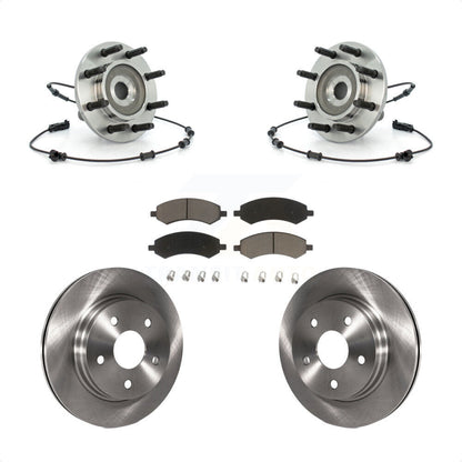 Kit de plaquettes de Rotor de frein, roulement de moyeu avant, pour Dodge Ram 1500 07-08, avec roue à 8 écrous