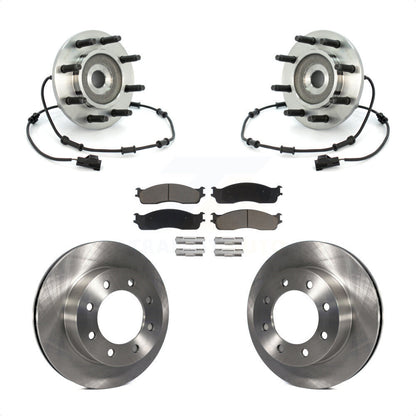 Kit de plaquettes de Rotor de frein à disque, roulement de moyeu avant, pour Dodge Ram 2003 2005 2500 3500 4W