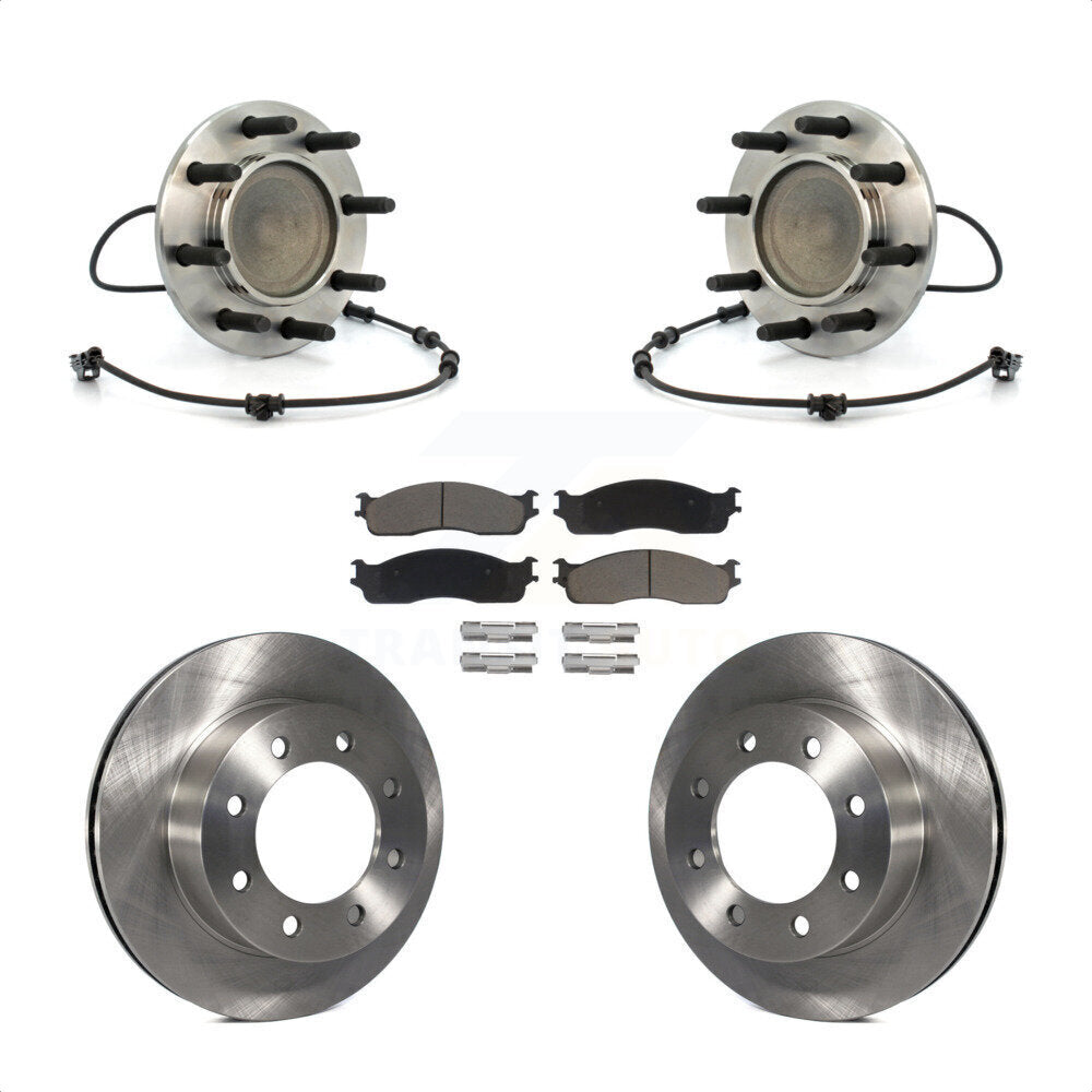 Kit de plaquettes de Rotor de frein à disque, roulement de moyeu avant, pour Dodge Ram 2003 2005 2500 3500 RW