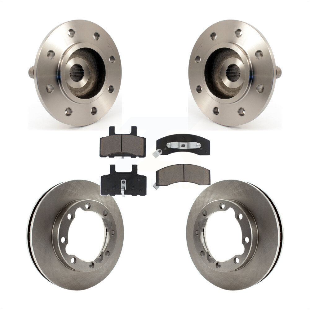 Kit de plaquettes de Rotor de frein, roulement de moyeu avant, pour Dodge Ram 2500 4WD 99 avec 2 roues AB