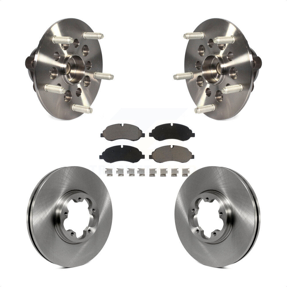 Ensemble de roulements de moyeu avant, Kit de plaquettes de Rotor de frein pour Ford Transit-250 Transit-15