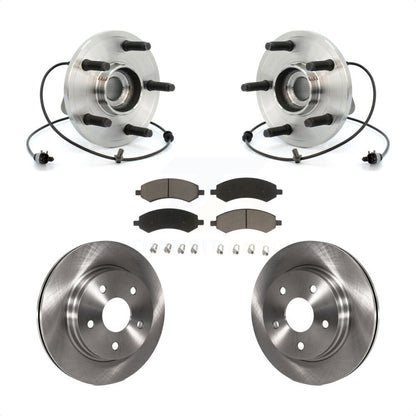 Kit de plaquettes de Rotor de frein, roulement de moyeu avant, pour Chrysler Aspen Dodge Durang 2007 – 2009