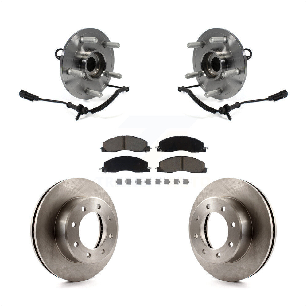 Kit de Rotor et plaquettes de frein, roulement de moyeu avant, pour Ram 2012 1500 4WD avec roue à 8 écrous