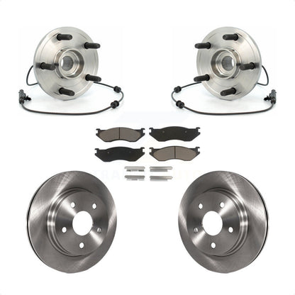 Kit de plaquettes de Rotor de frein à disque, ensemble de roulements de moyeu avant pour Dodge Durang 2004 – 2005