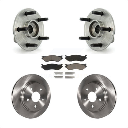 Kit de plaquettes de Rotor de frein à disque, roulement de moyeu avant pour Dodge Ram 1500 avec roue à 5 écrous