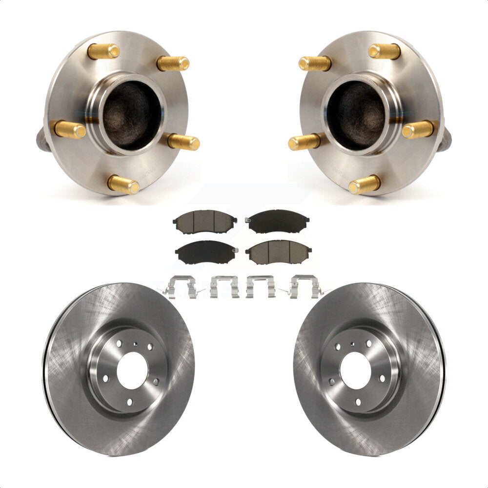 Kit de plaquettes de Rotor de frein à disque, ensemble de roulements de moyeu avant pour INFINITI G35 Nissan 350